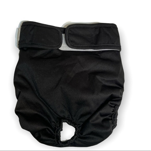 Pet Parents black hook and loop training reusable diaper Sz Large New - Picture 2 of 5